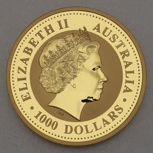 Goldmünze 10oz "Känguru" 2005 Australian Nugget (Australien) - Miniaturansicht 2