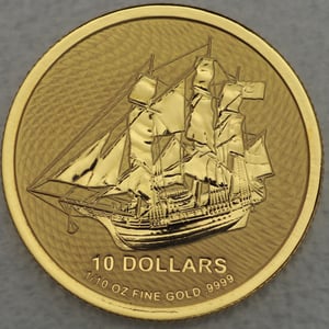 Goldmünze 1/10oz "Bounty" 2020 New Generation (Cook Islands) - Hauptansicht