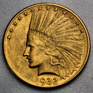 Goldmünze 10 Dollar "Indian Head" verschiedene Jahrgänge (USA) - Hauptansicht