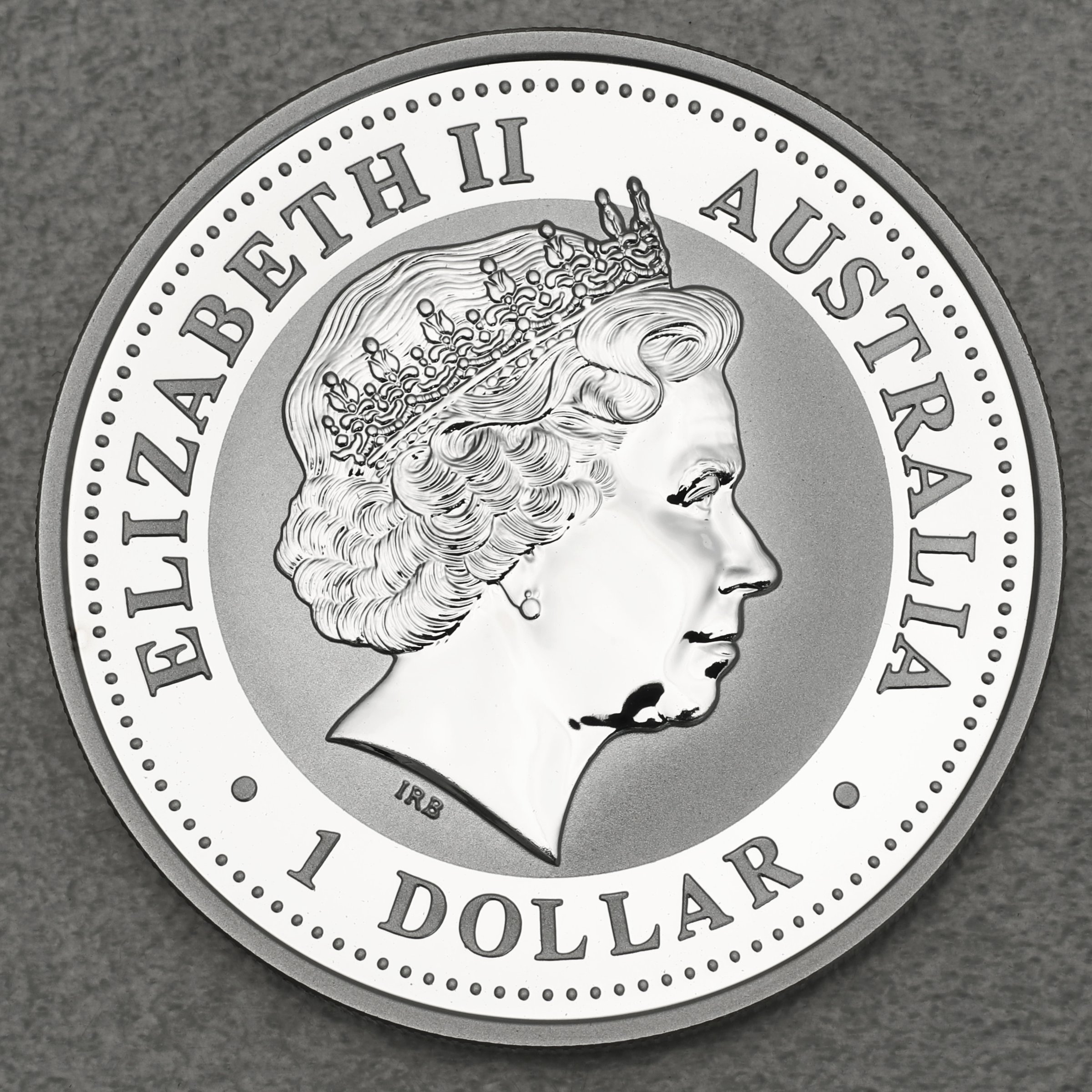 Silbermünze 1oz "Schwein" 2007 Lunar I – Year of the Pig (Australien) - Detailansicht 1