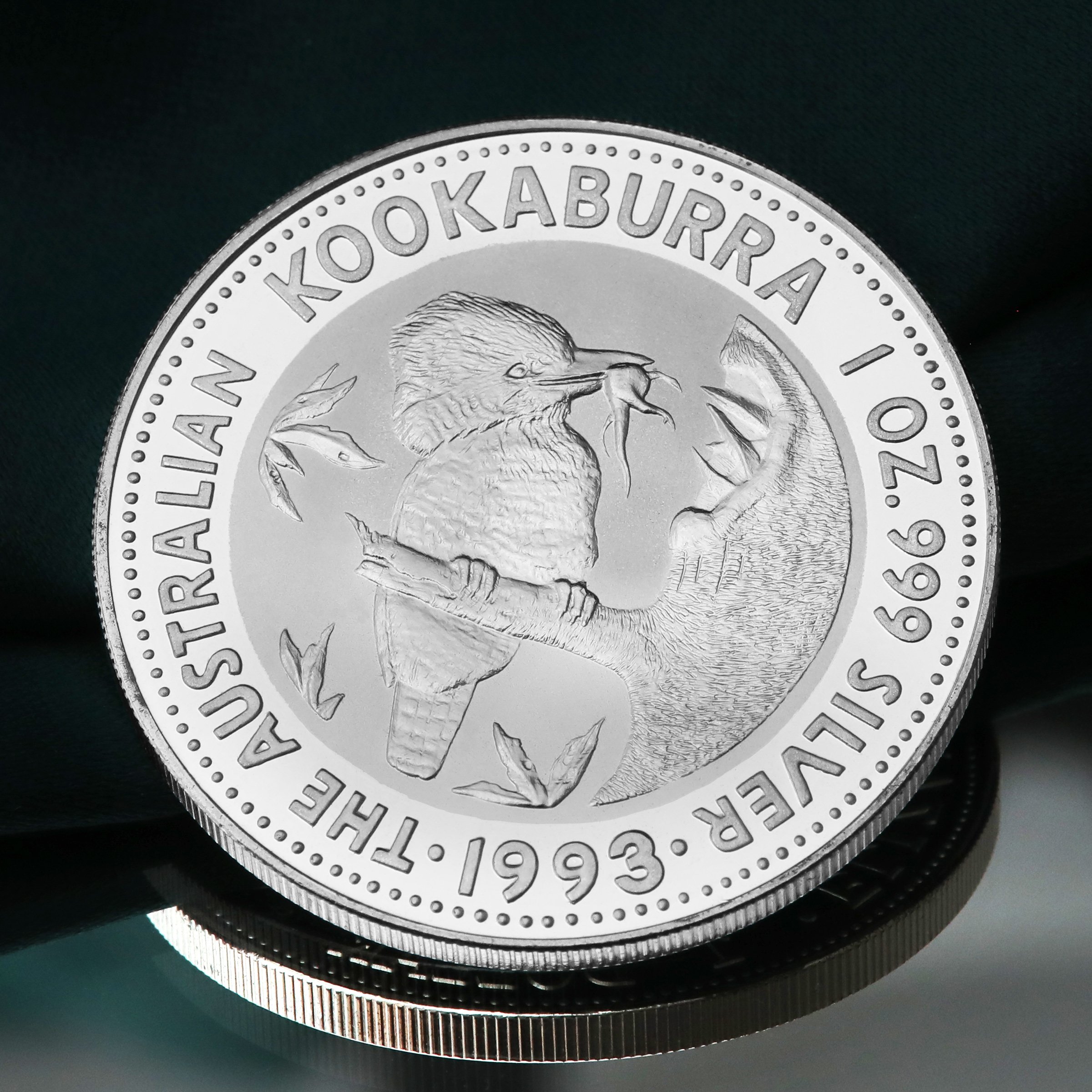 Silbermünze 1oz "Kookaburra" 1993 (Australien) - Detailansicht 4