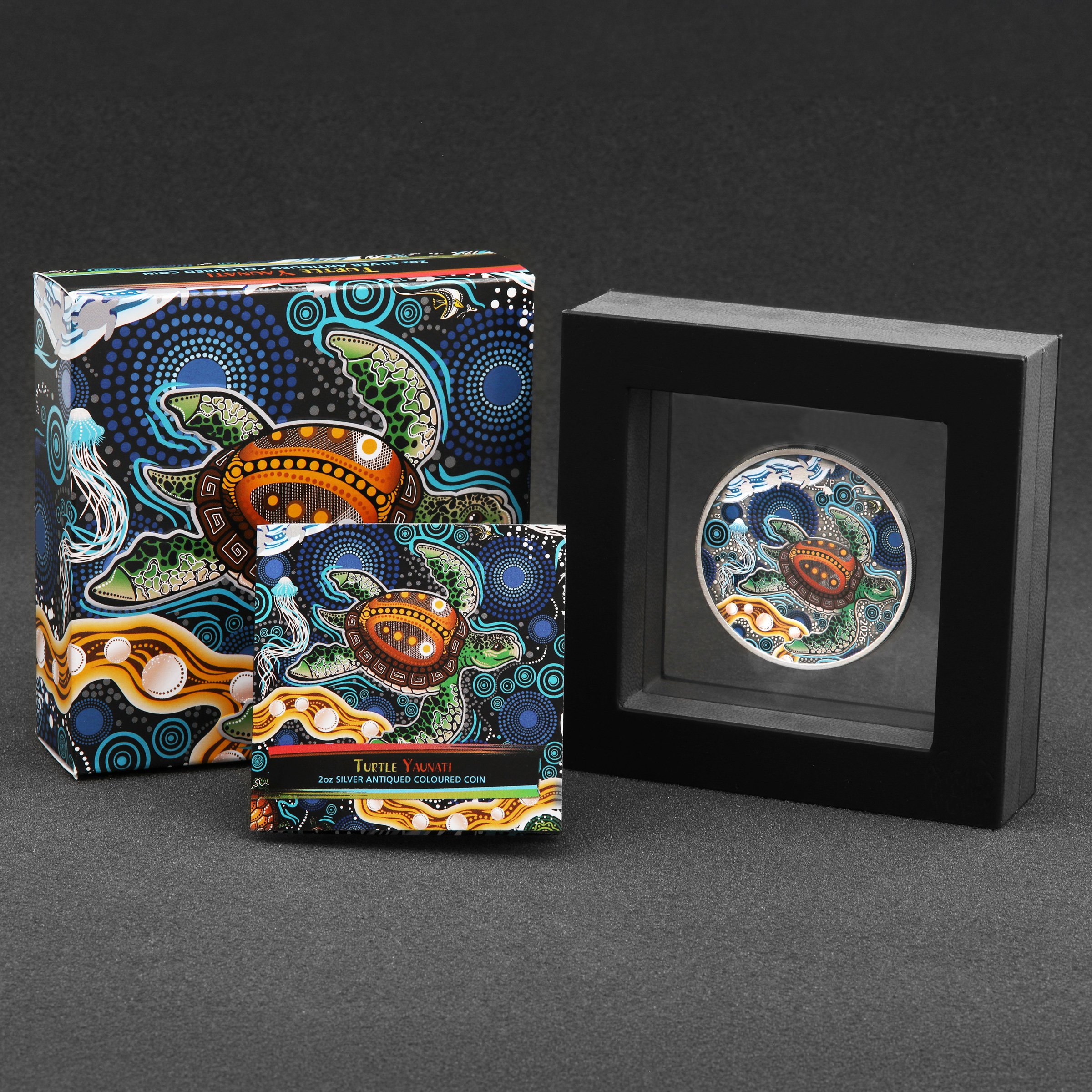 Silbermünze 2oz "Turtle Yaunati" 2026 (AF/koloriert) (Australien) - Detailansicht 4