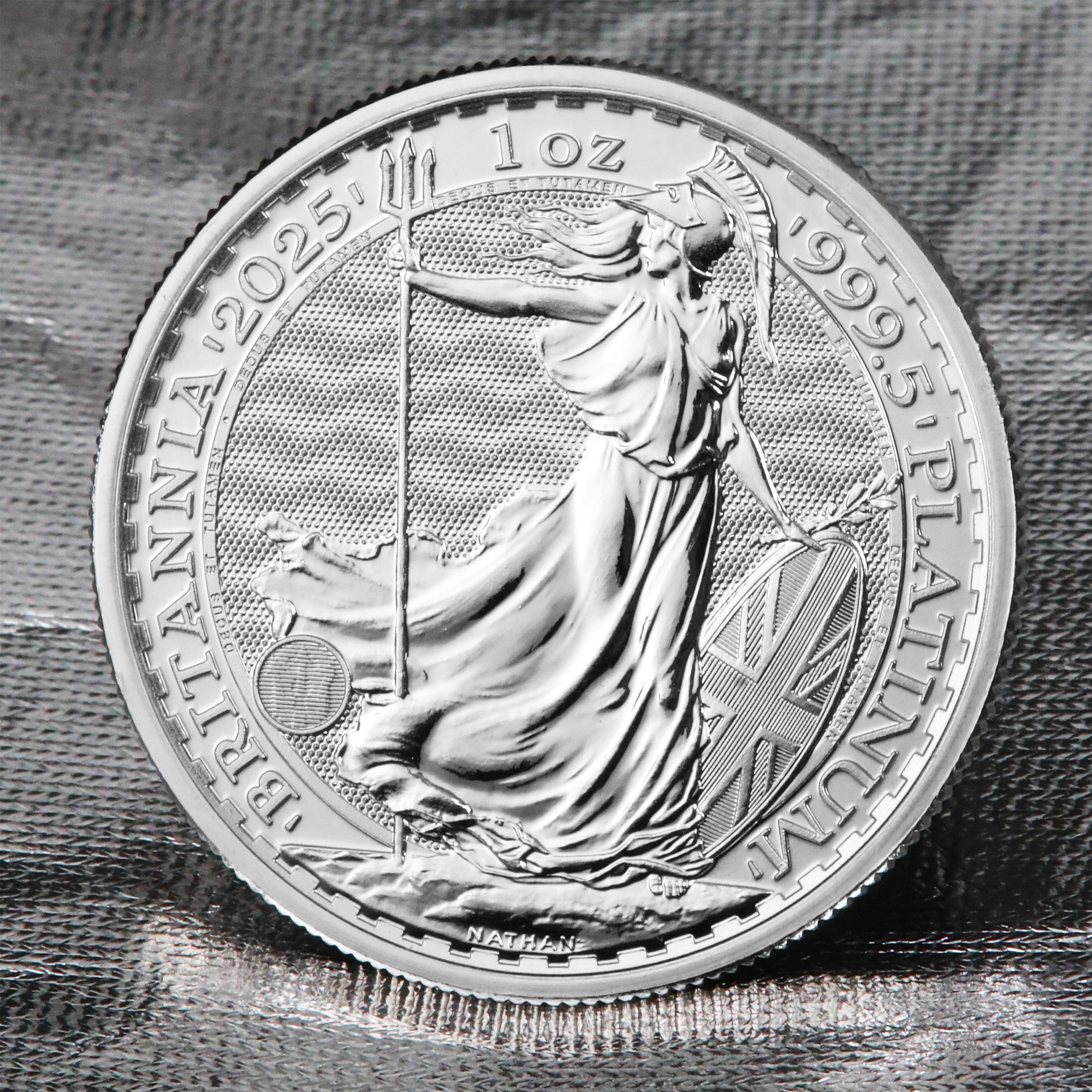 Platinmünze 1oz "Britannia" aktueller Jahrgang Charles III. (Großbritannien) - Detailansicht 4