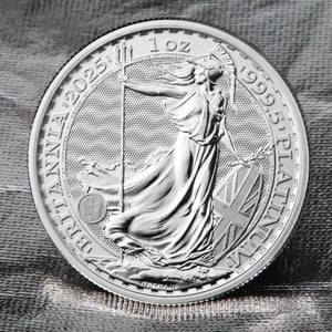 Platinmünze 1oz "Britannia" aktueller Jahrgang Charles III. (Großbritannien) - Miniaturansicht 5