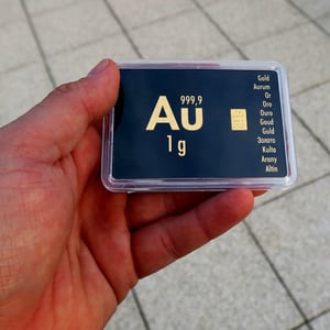 Goldbarren 1g "Au International" (Motivbox) - Miniaturansicht 2