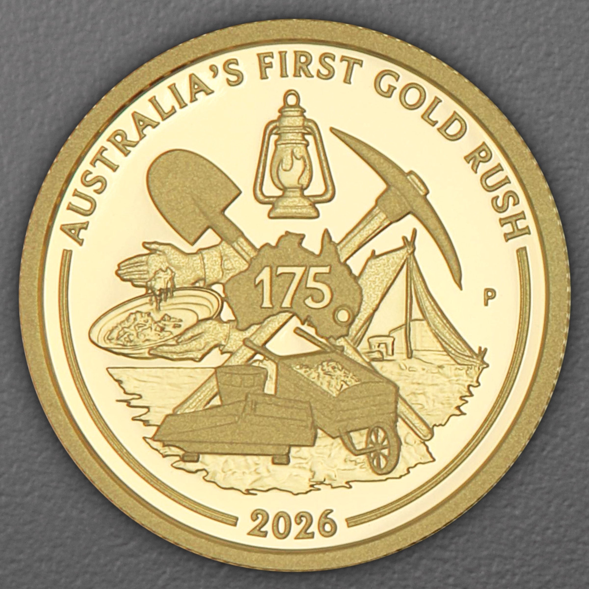 Goldmünze 1/4oz "Australia s First Gold Rush" 2026 (PP) 175th Anniversary (Australien) - Hauptansicht