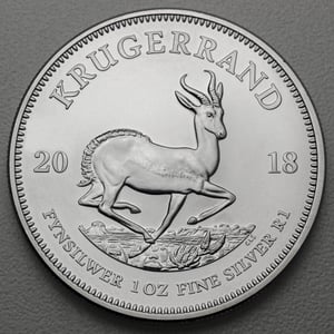 Silbermünze 1oz "Krügerrand" versch. Jahrgänge (Südafrika) diff. - Miniaturansicht 3
