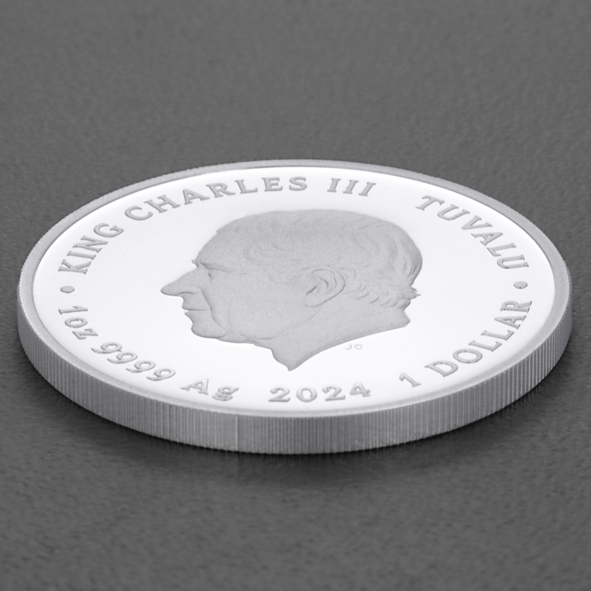 Silbermünze 1oz "SpongeBob & Gary" 2024 (PP/koloriert) Spongebob Schwammkopf (Tuvalu) - Detailansicht 3