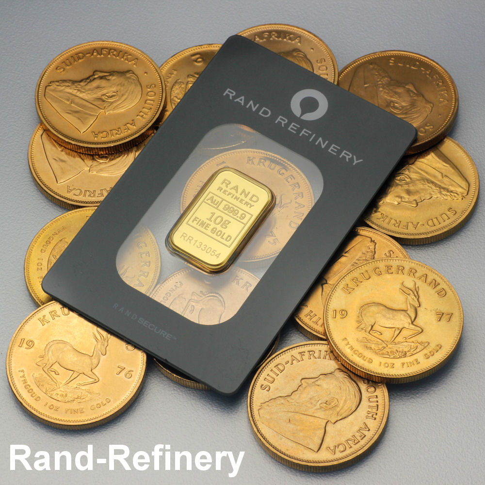 Goldbarren 10g Rand Refinery "Elefanten-Motiv" - Detailansicht 3