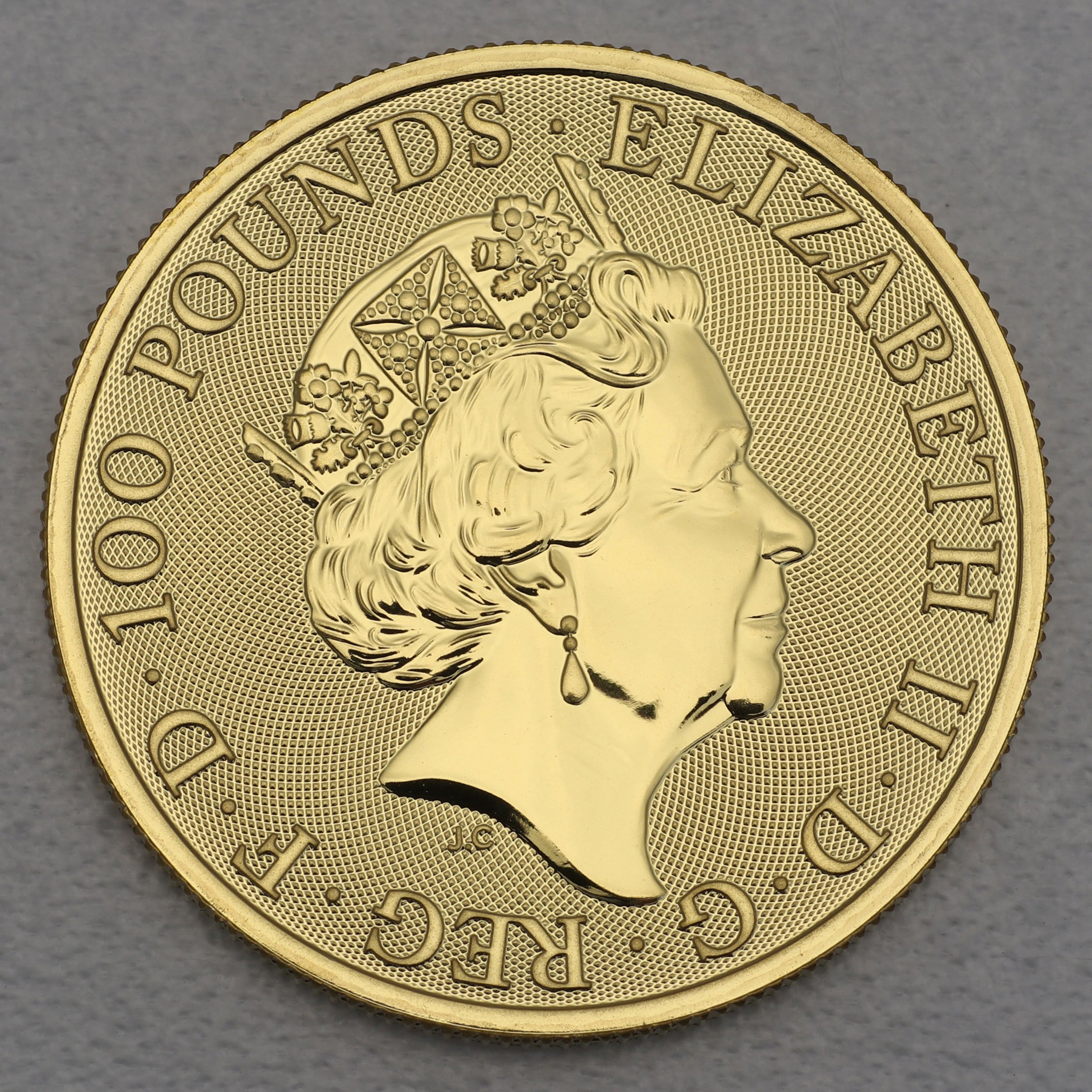 Goldmünze 1oz "Hund" 2018 Lunar – Year of the Dog (Großbritannien) - Detailansicht 1