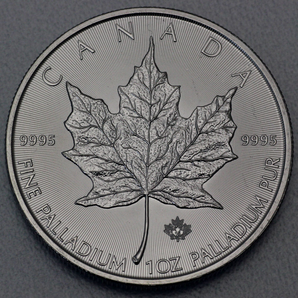 Palladiummünze 1oz "Maple Leaf" diff. (Kanada) - Hauptansicht