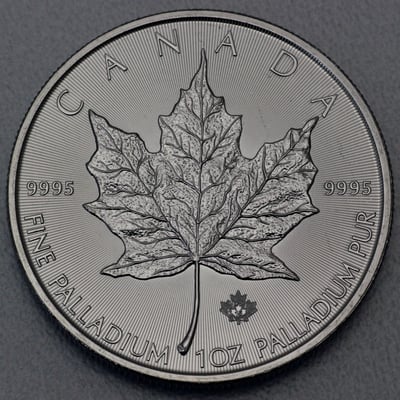 Palladiummünze 1oz "Maple Leaf" diff. (Kanada) - Miniaturansicht 1