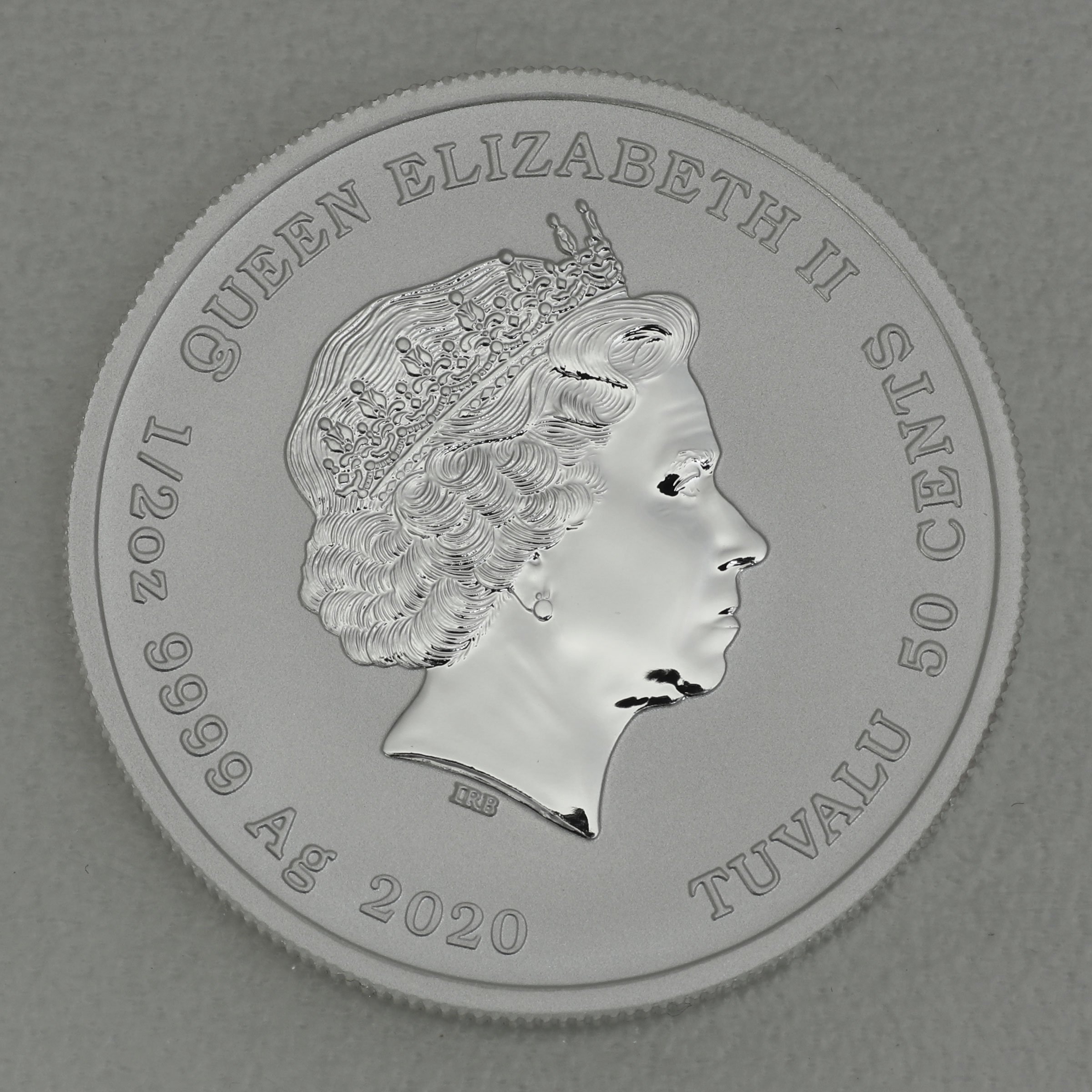 Silbermünze 1/2oz "Homer Simpson" 2020 (koloriert) The Simpsons (Tuvalu) - Detailansicht 1