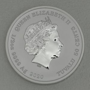 Silbermünze 1/2oz "Homer Simpson" 2020 (koloriert) The Simpsons (Tuvalu) - Miniaturansicht 2