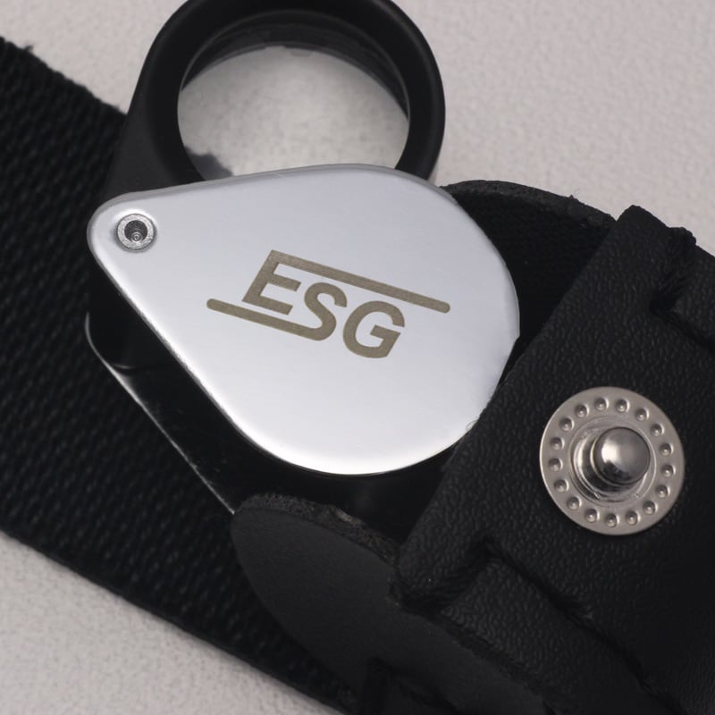 ESG "Einschlag-Lupe" (im Leder-Etui) - Detailansicht 6