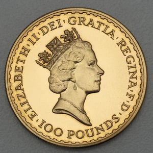 Goldmünze 1oz "Britannia" 1987 (Großbritannien) - Miniaturansicht 2