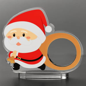 Acrylaufsteller "Santa Claus" für Medaillen und Münzen - Miniaturansicht 2