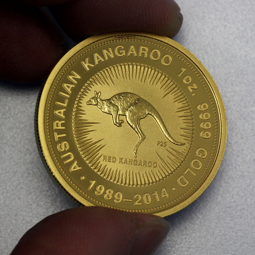 Goldmünze 1oz "Känguru" 2014 25. Jubiläum (Australien) - Detailansicht 2