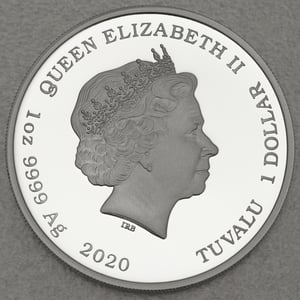 Silbermünze 1oz "Golden Eye" 2020 (PP) James Bond (Tuvalu) - Miniaturansicht 2