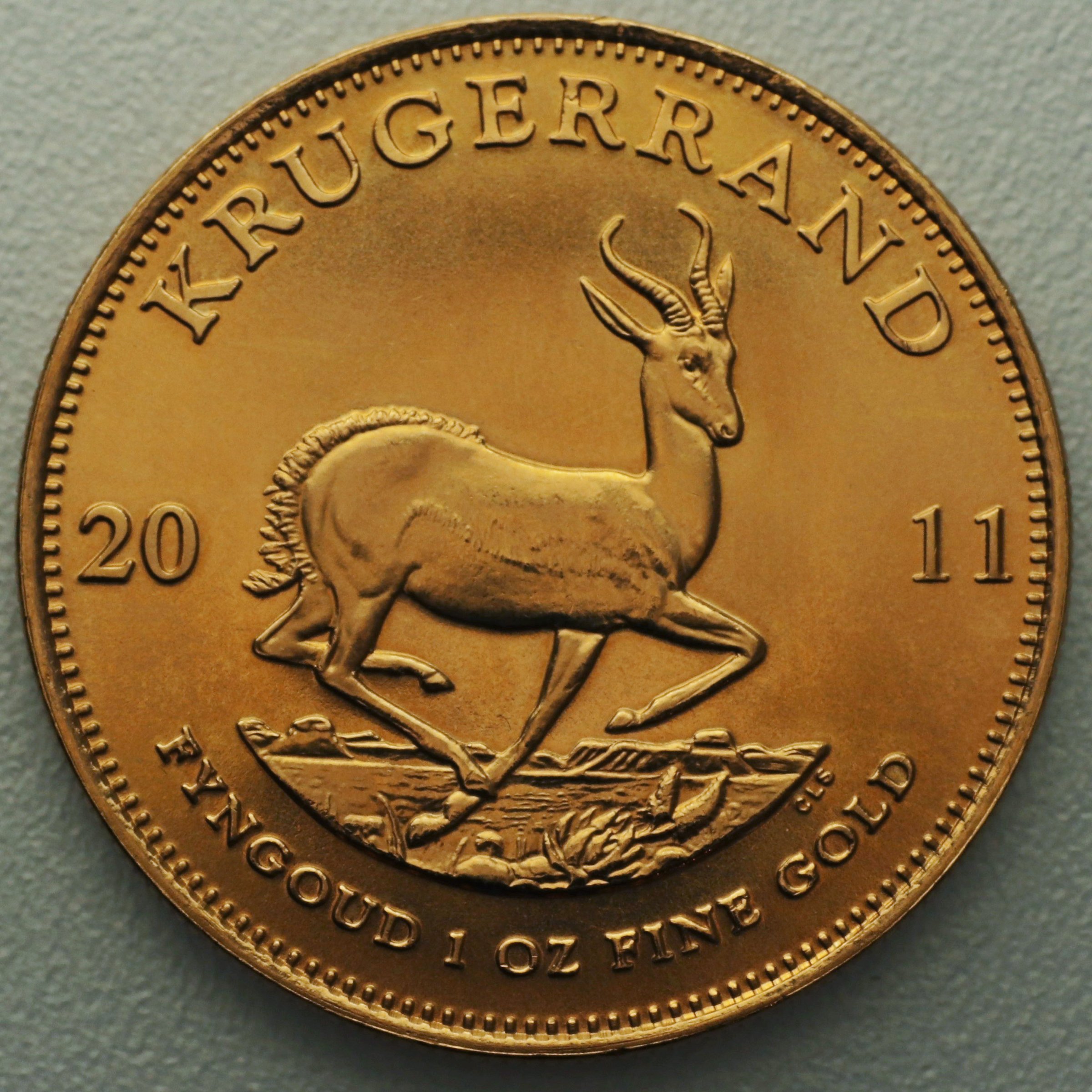 Goldmünze 1oz "Krügerrand" 2011 (Südafrika) - Hauptansicht