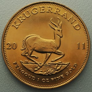 Goldmünze 1oz "Krügerrand" 2011 (Südafrika) - Hauptansicht