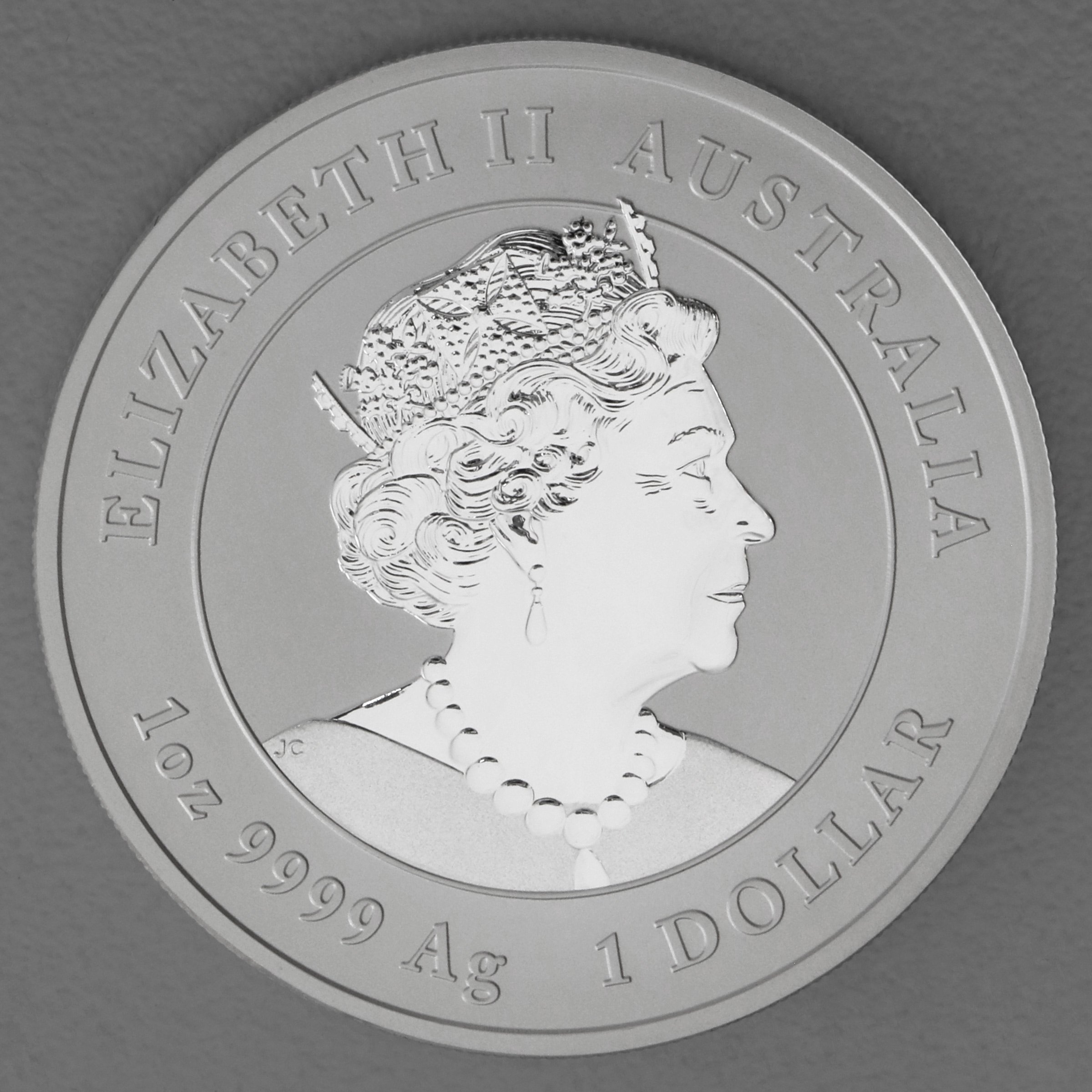 Silbermünzen 1oz "Hase" 2023 (PP/kol./vergoldet) Set 3-teilig Year of the Rabbit (Australien) - Detailansicht 10