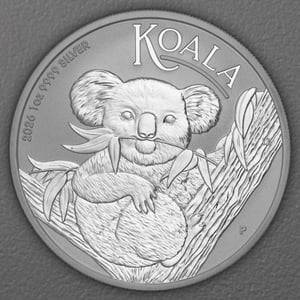 Silbermünze 1oz "Koala" 2026 (Australien) - Hauptansicht