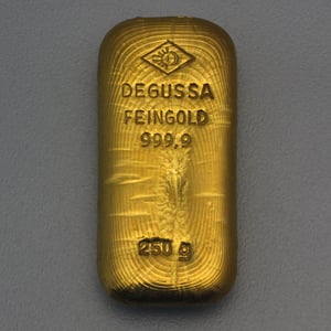 Goldbarren 250g DEGUSSA (alte Form) - Miniaturansicht 5