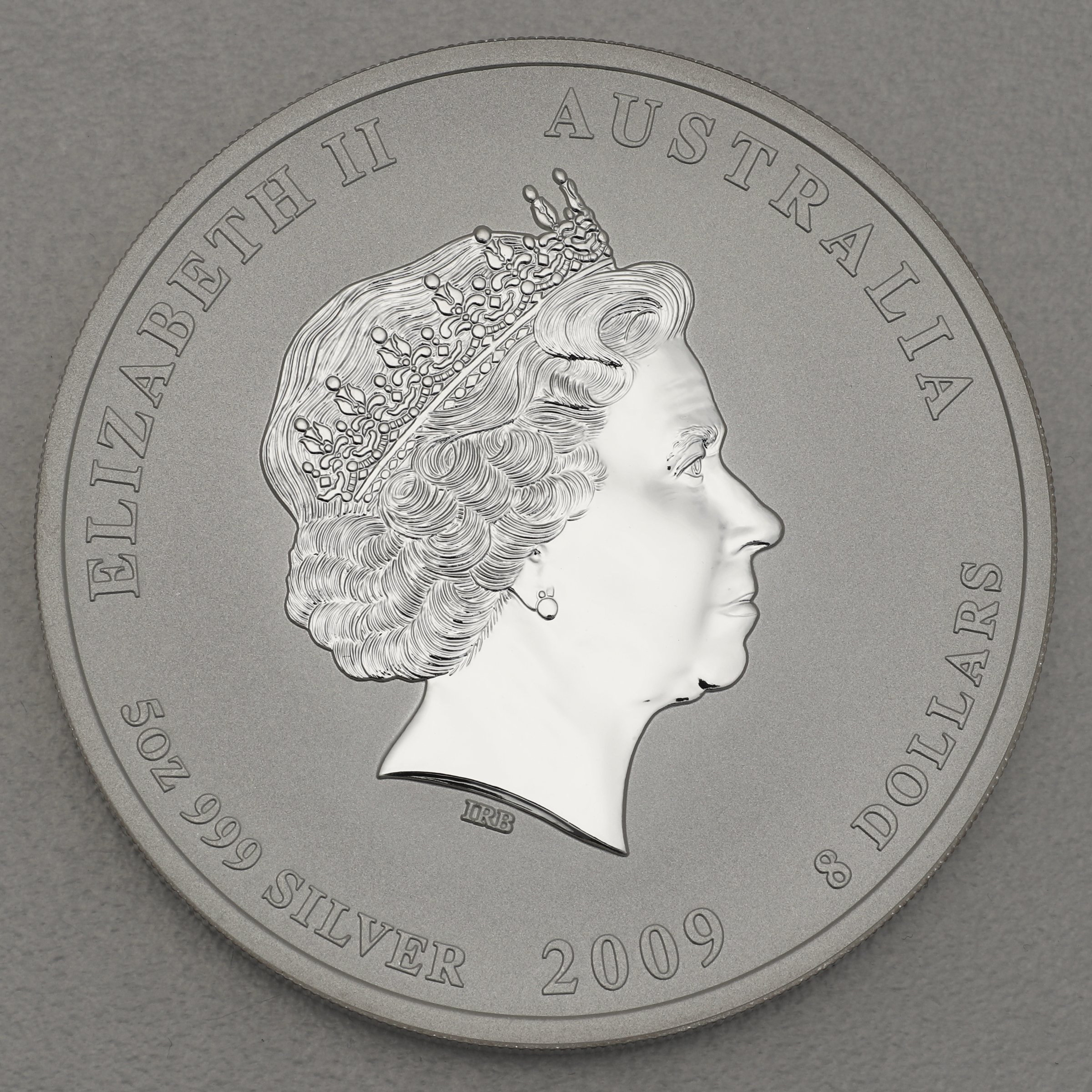 Silbermünze 5oz "Ochse" 2009 Lunar II – Year of the Ox (Australien) - Detailansicht 1