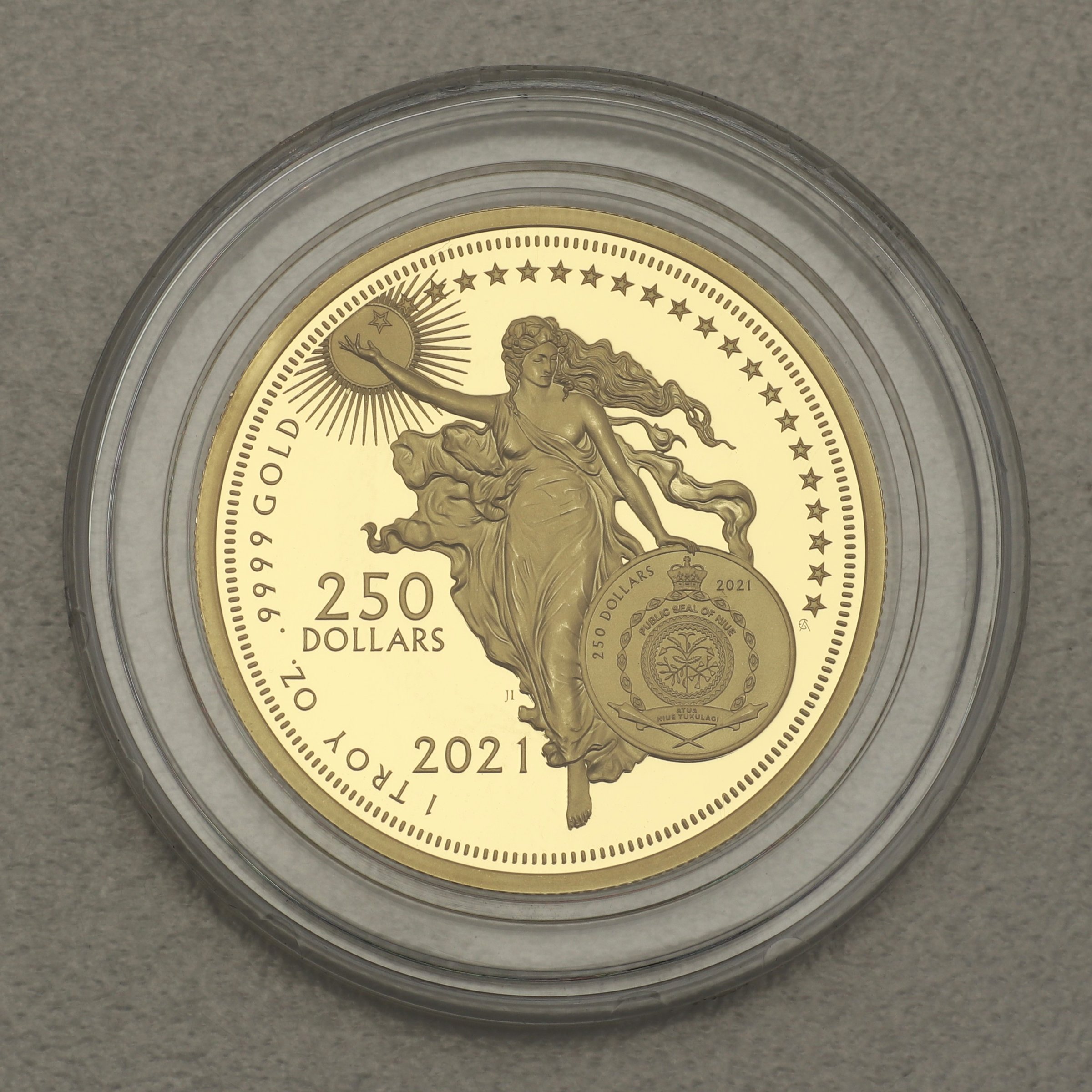 Goldmünze 1oz "Leonardo Da Vinci" 2021 Icons of Inspiration (Niue) - Detailansicht 1
