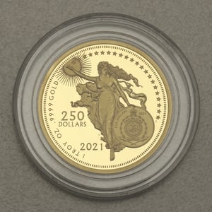 Goldmünze 1oz "Leonardo Da Vinci" 2021 Icons of Inspiration (Niue) - Miniaturansicht 2