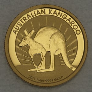 Goldmünze 1/4oz "Känguru" 2011 (Australien) - Hauptansicht