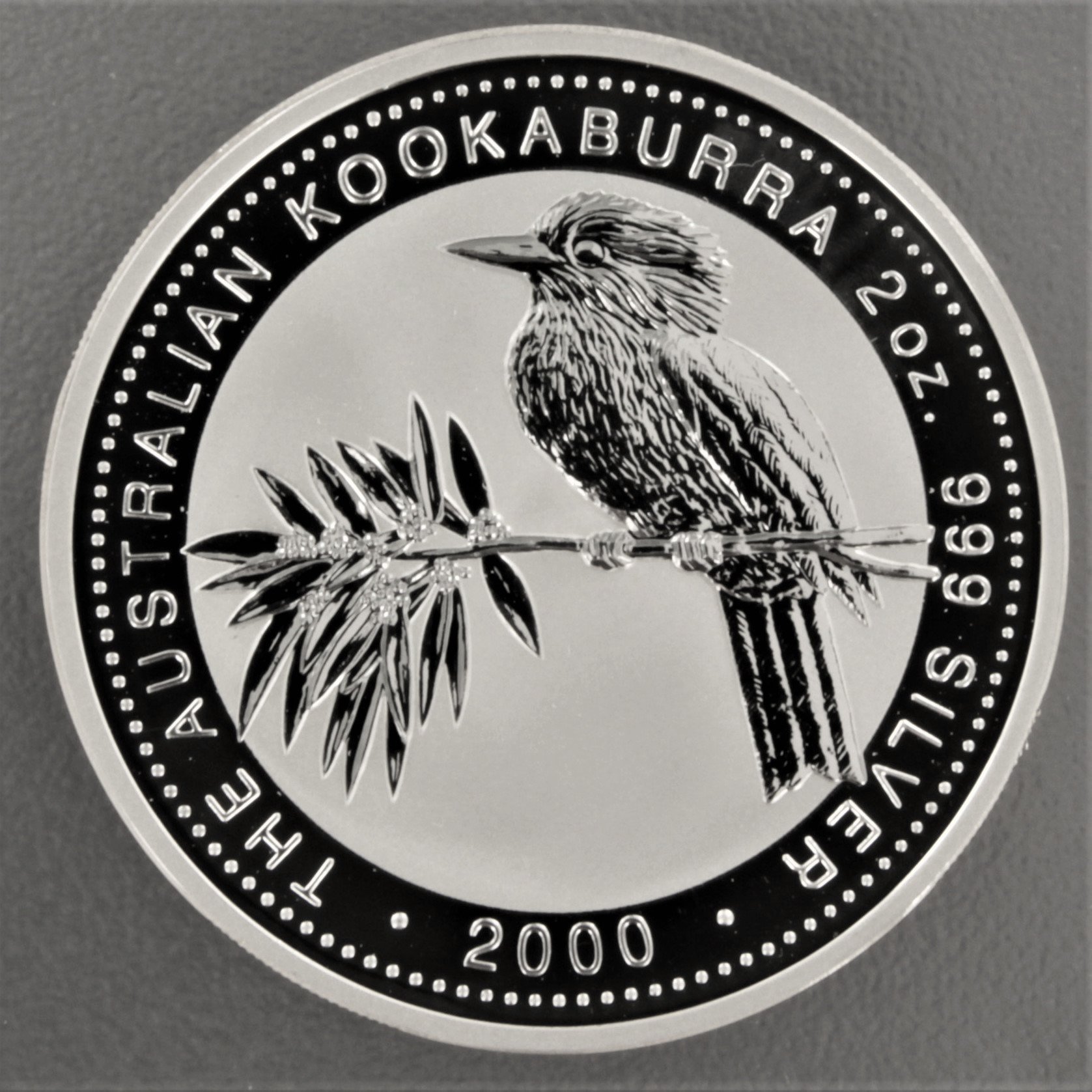 Silbermünze 2oz "Kookaburra" 2000 (Australien) - Hauptansicht