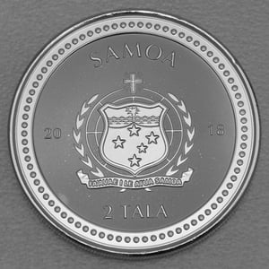 Silbermünze 1oz "Seepferdchen" 2018 (Samoa) - Miniaturansicht 2