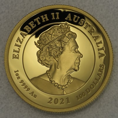 Goldmünze 1oz "Winged Victory" 2021 (PP/HR) (Australien) - Miniaturansicht 2