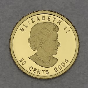 Goldmünze 1/25oz "Maple Leaf" verschiedene Jahrgänge (Kanada) - Hauptansicht