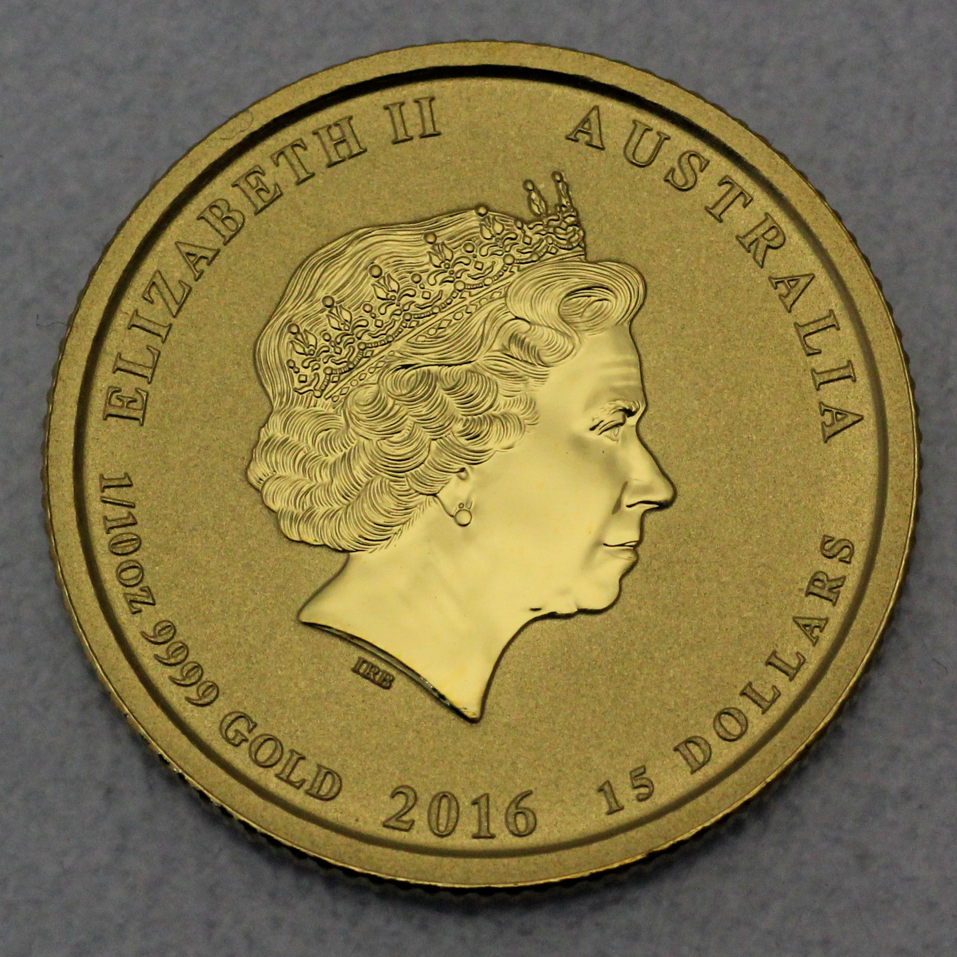 Goldmünze 1/10oz "Affe" 2016 Lunar II – Year of the Monkey (Australien) - Detailansicht 1