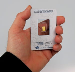 Goldbarren 0,3g PAMP "Fortuna" - Miniaturansicht 3