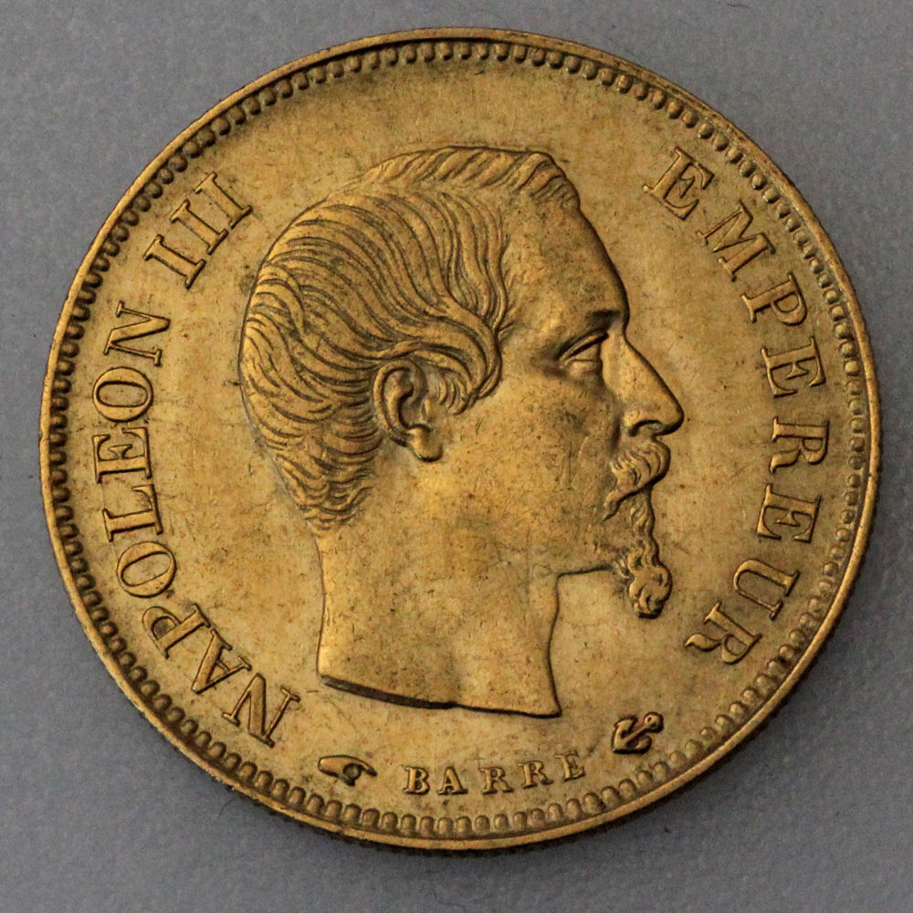 Goldmünze 10 Francs "Napoleon III." (Frankreich) - Hauptansicht