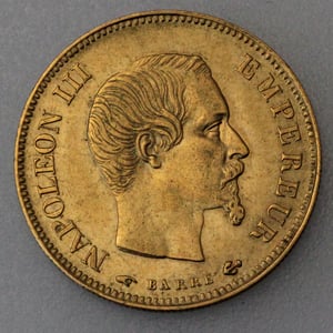 Goldmünze 10 Francs "Napoleon III." (Frankreich) - Hauptansicht
