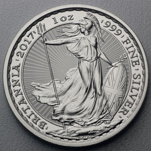 Silbermünze 1oz "Britannia" 2017 (Großbritannien) - Hauptansicht