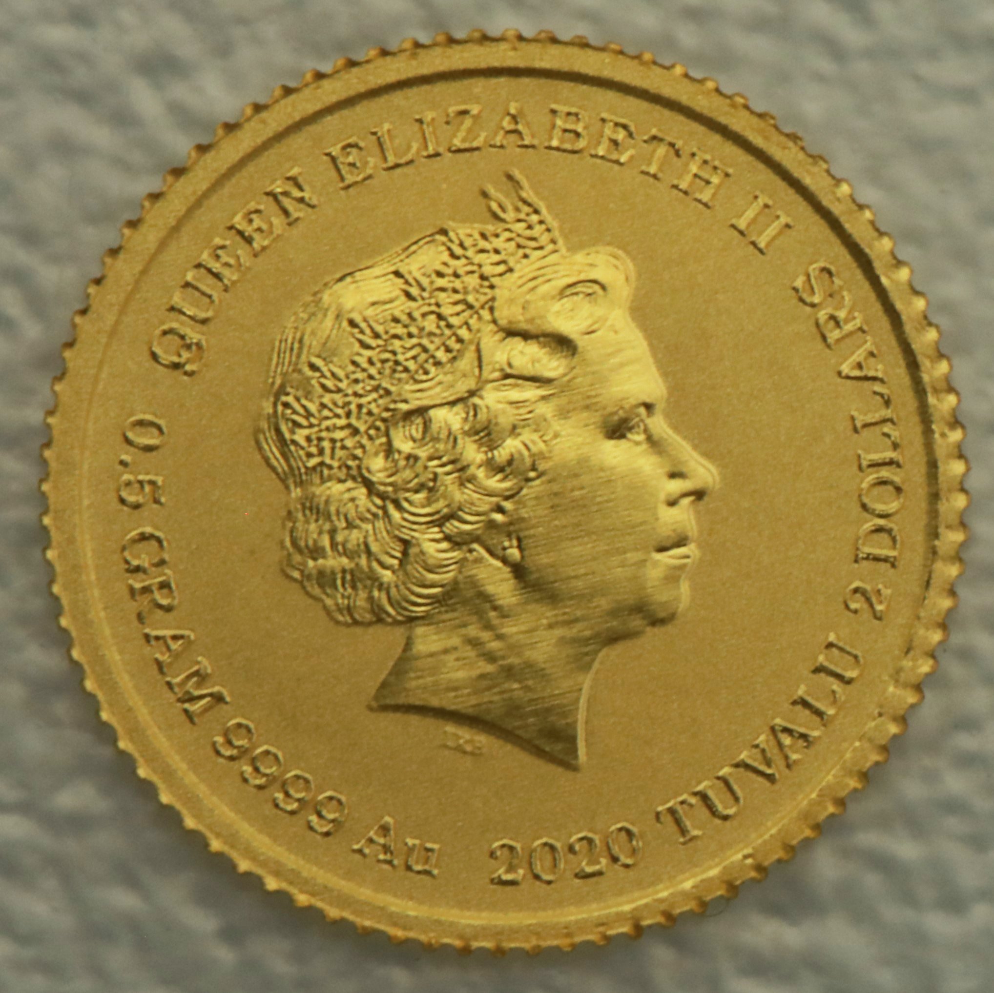 Goldmünze 0,5g "007 James Bond" 2020 (Tuvalu) - Detailansicht 1