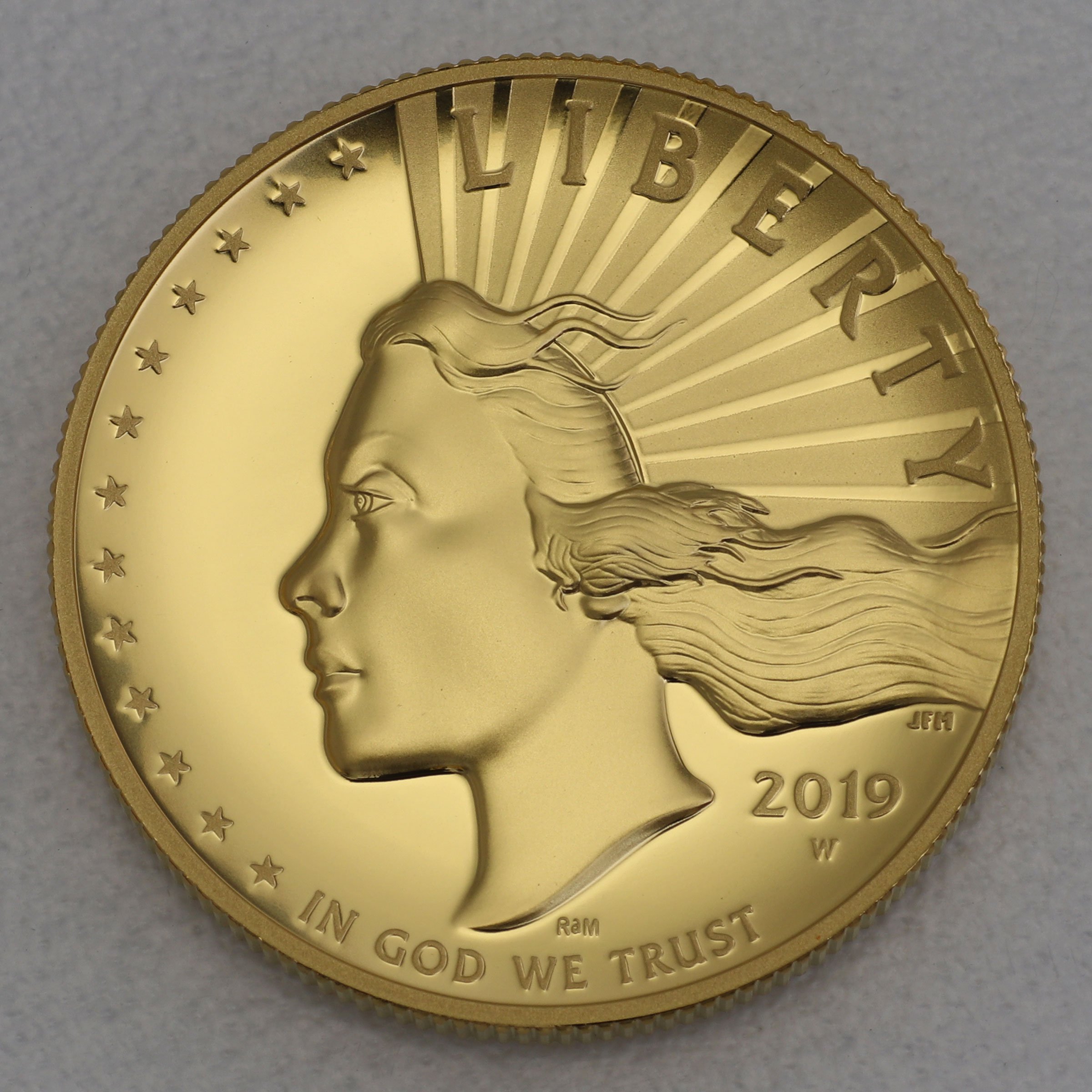 Goldmünze 1oz "American Liberty" 2019 (HR) (USA) - Detailansicht 1
