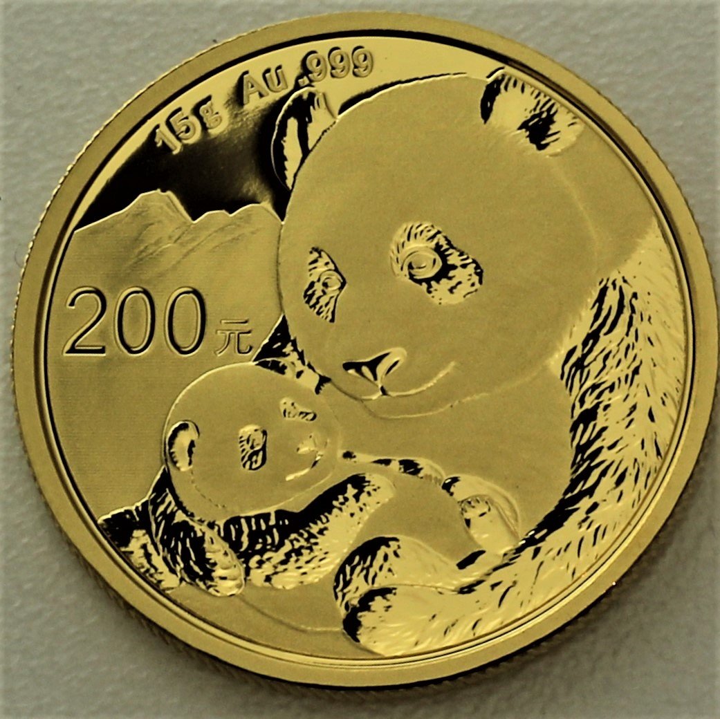 Goldmünze 15g "Panda" 2019 (China) - Hauptansicht