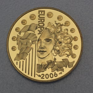 Goldmünze 10 Euro "R. Schumann" 2006 (Frankreich) - Miniaturansicht 2