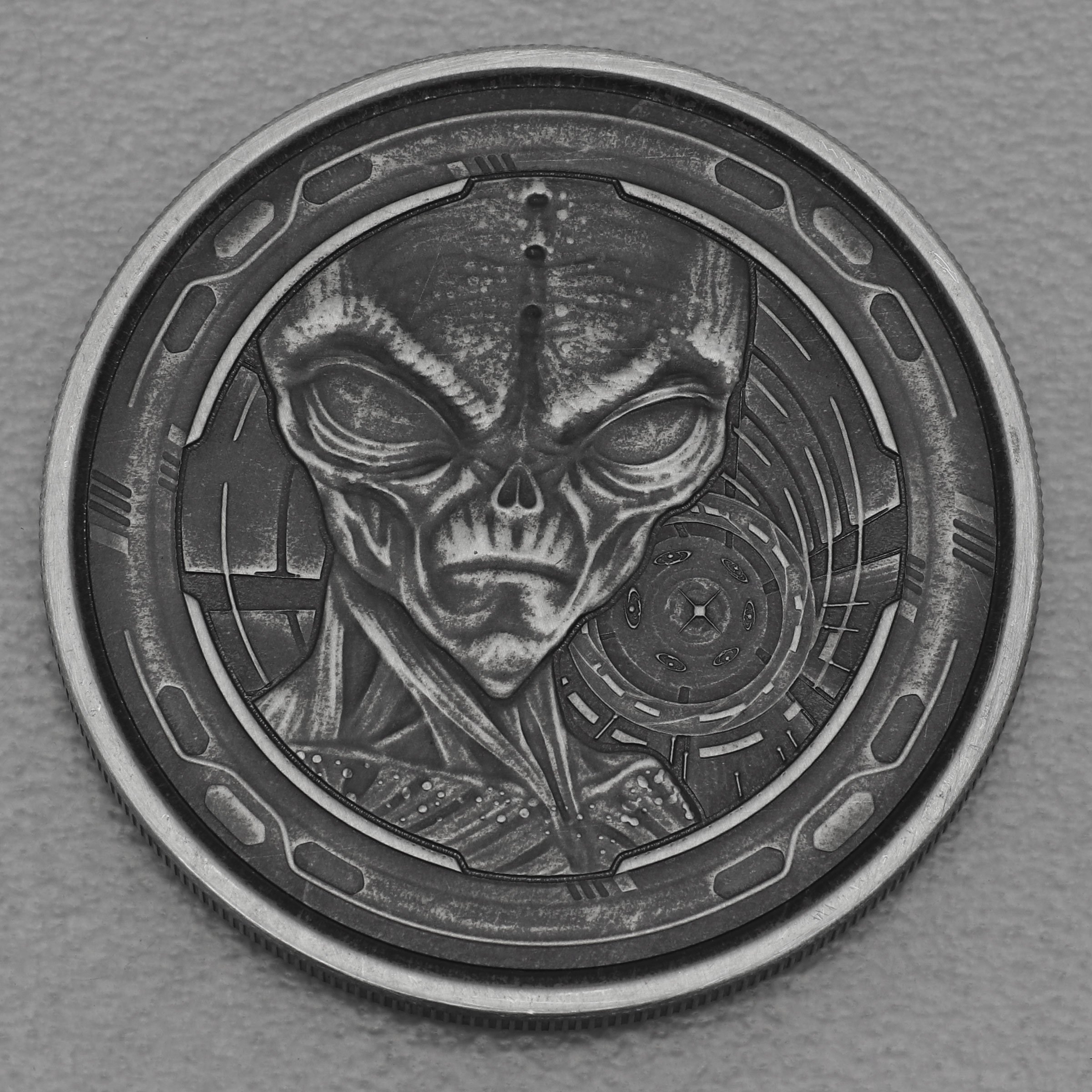 Silbermünze 1oz "Alien" 2022 (AF) (Ghana) - Hauptansicht