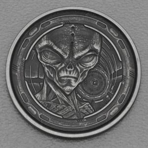 Silbermünze 1oz "Alien" 2022 (AF) (Ghana) - Hauptansicht