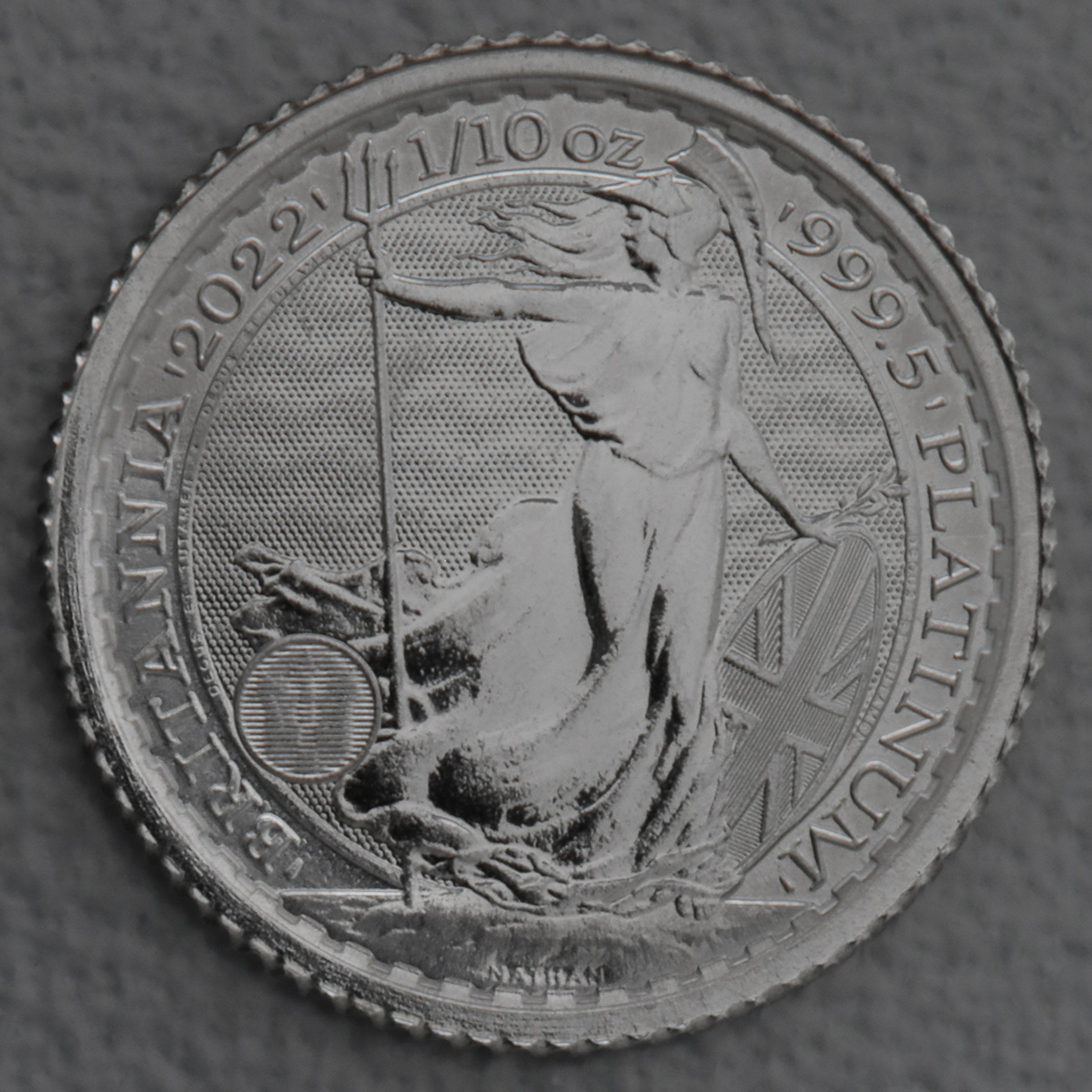 Platinmünze 1/10oz "Britannia" 2022 Elizabeth II. (Großbritannien) - Hauptansicht