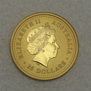 Goldmünze 1/4oz "Drache" 2000 Lunar I – Year of the Dragon (Australien) - Miniaturansicht 2