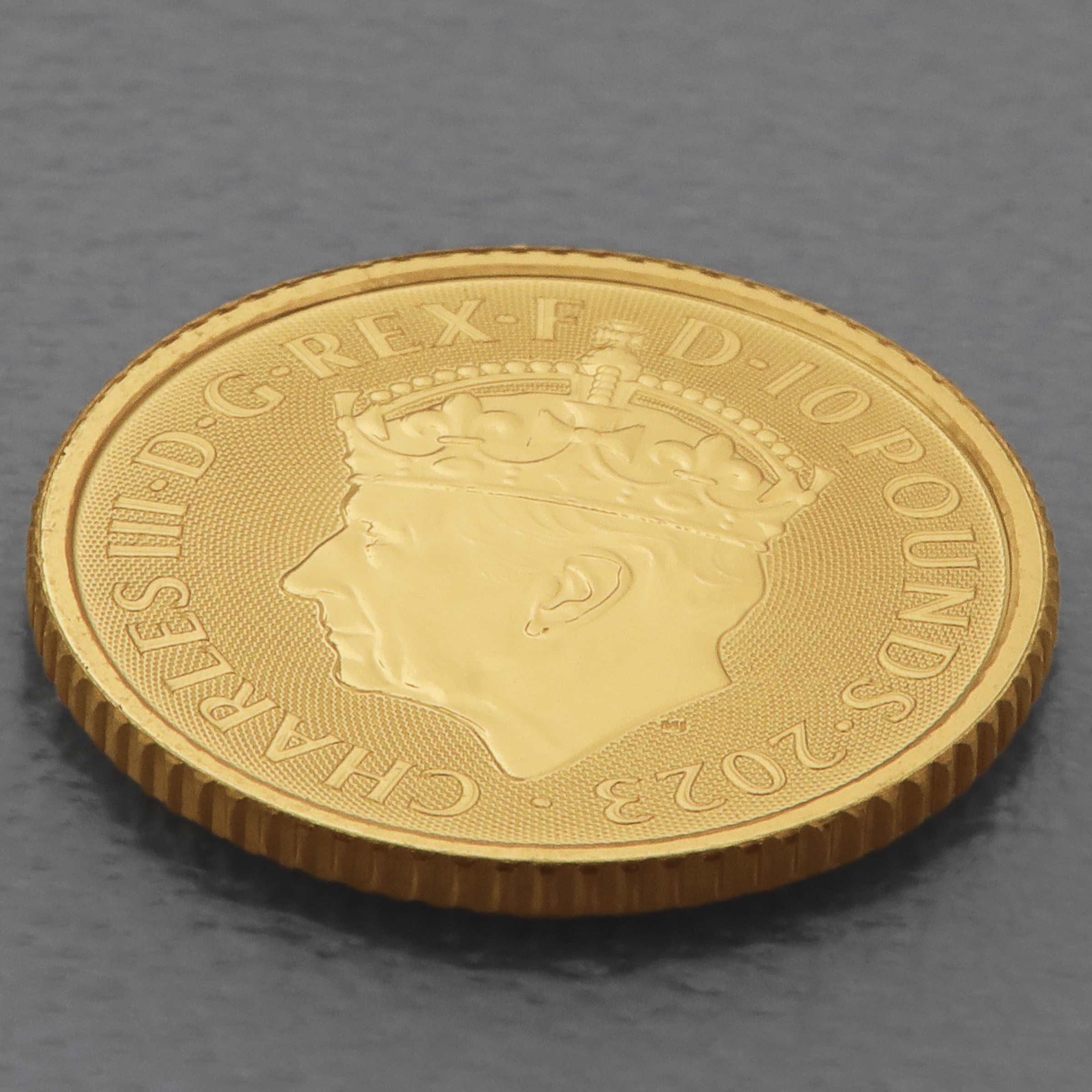 Goldmünze 1/10oz "Coronation Charles III." 2023 Coronation Coin (Großbritannien) - Detailansicht 3